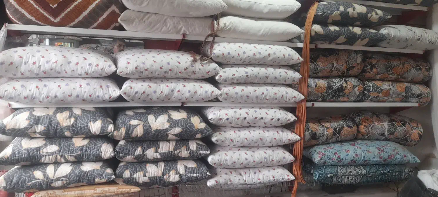 بالش  پنبه  پر|رختخواب، بالش، پتو|سنندج, |دیوار