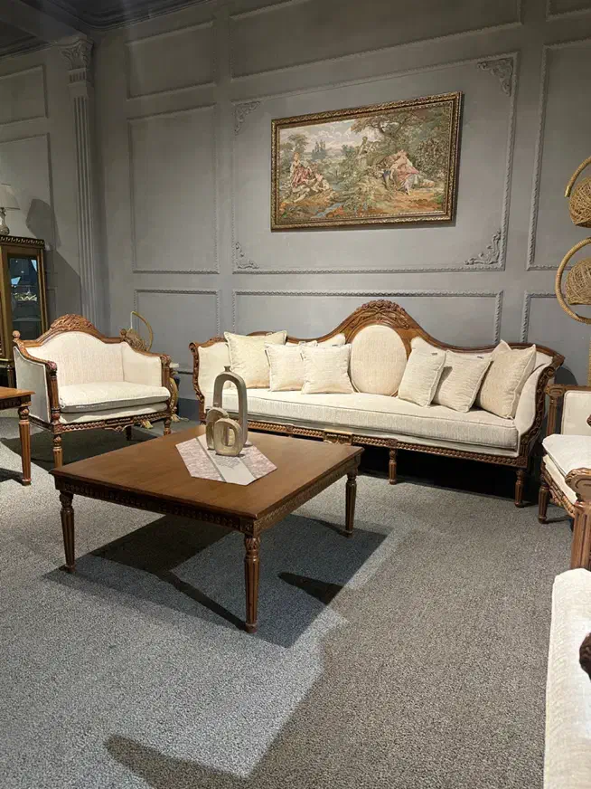 مبلمان سلطنتی استیل راحتی مدل مونالی باراث|مبلمان خانگی و میز عسلی|شاندیز, |دیوار