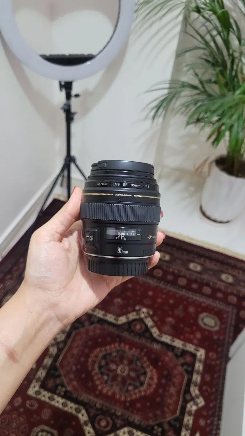 لنز canon 85mm f1.8|دوربین عکاسی و فیلمبرداری|تهران, والفجر (افسریه)|دیوار