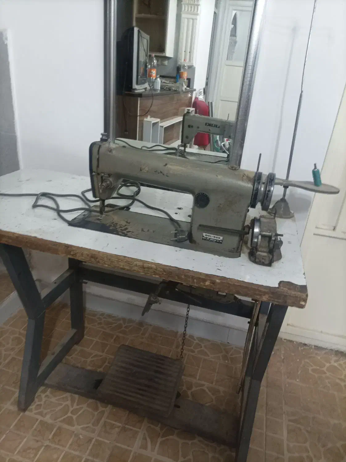 چرخ راسته دوز جوکی اصل قدیم|چرخ خیاطی و ریسندگی|خرمشهر, |دیوار