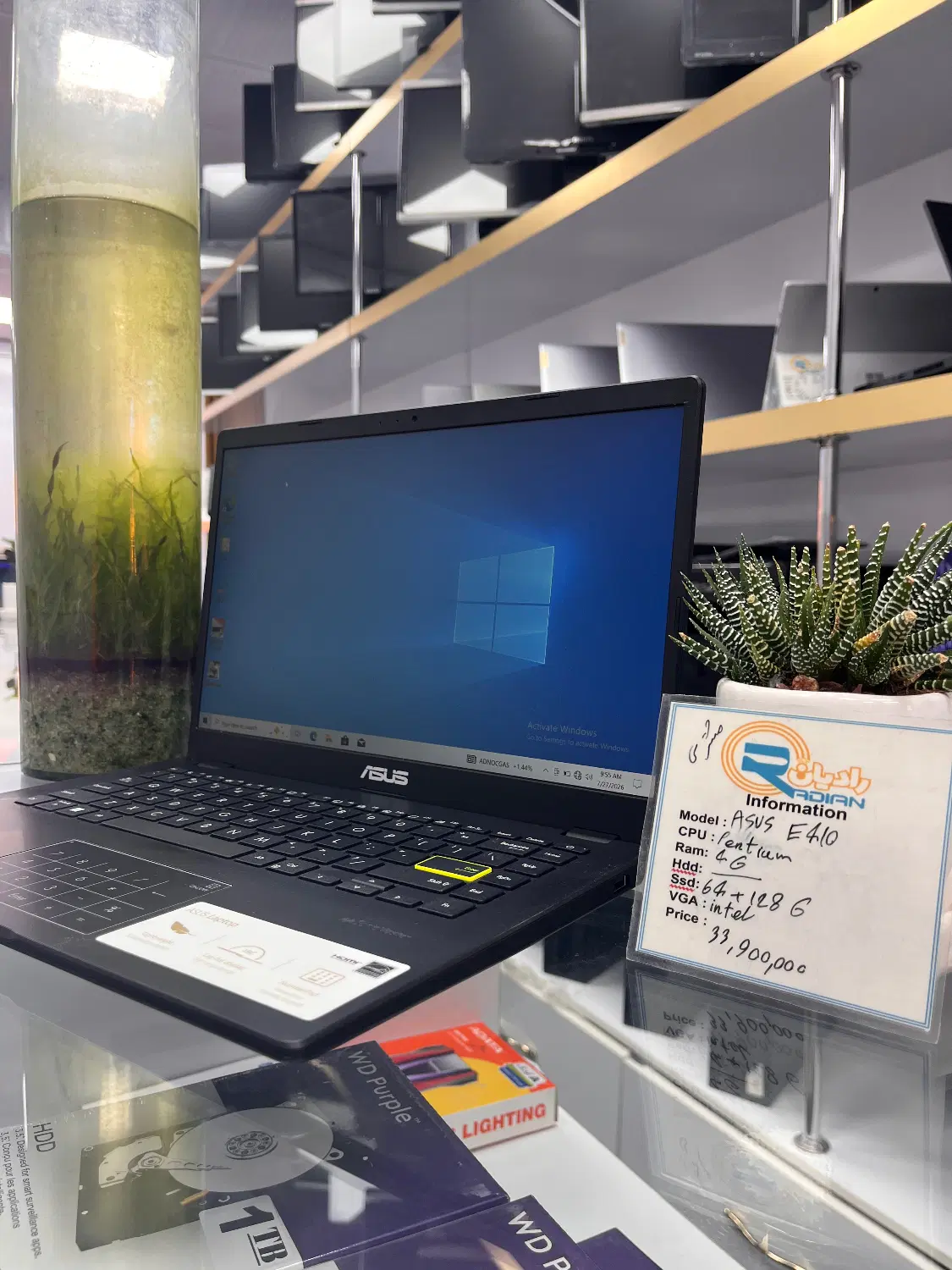 لپ تاپ ایسوس Asus E410 بسیار تمیز اقساط تا ۲۰ ماه|رایانه همراه|نجفآباد, امام خمینی|دیوار