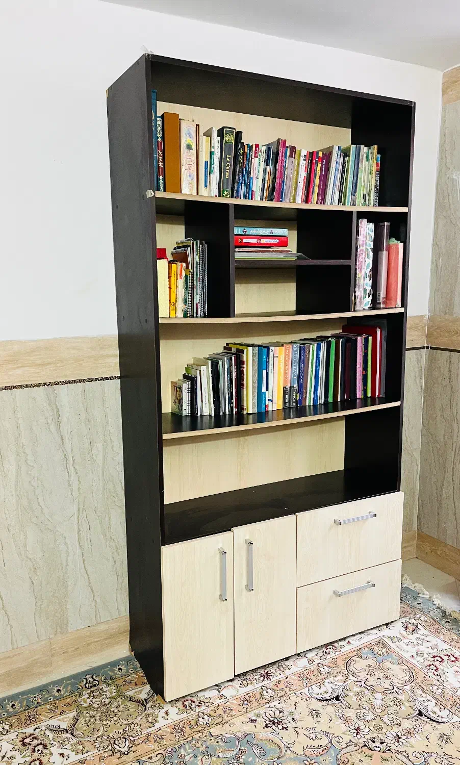 کتابخانه ۲*۱۰۳*۳۵ قیمت ۷ میلیون|کتابخانه، شلف، قفسههای دیواری|نهاوند, |دیوار