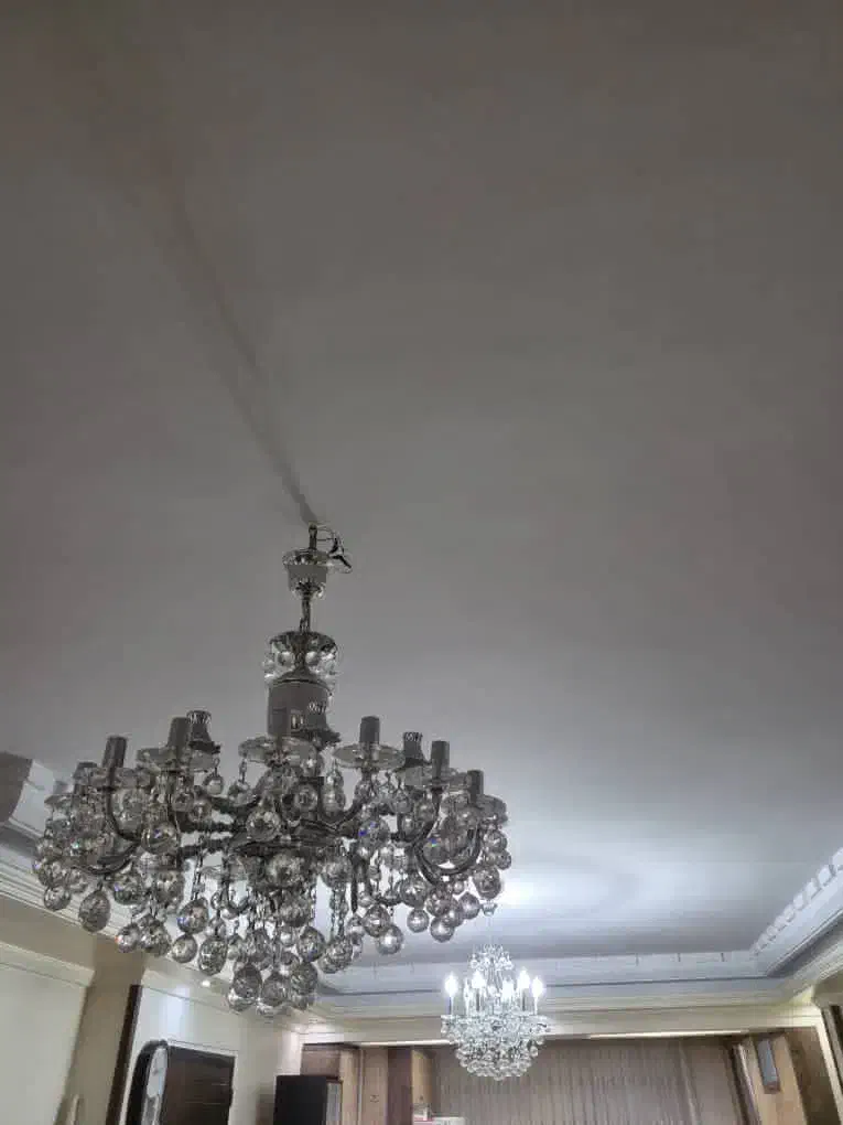 لوستر ۱۶ شاخه و۶ شاخه|لوستر و چراغ آویز|تهران, نیروی هوایی (پیروزی)|دیوار