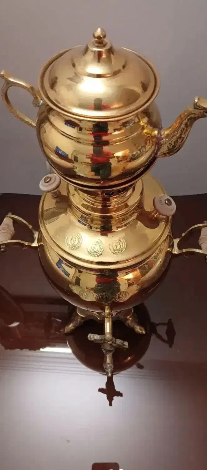 سماور برنجی زغالی|سماور، چایساز، قهوهساز|تهران, دربند|دیوار