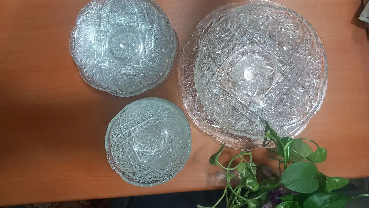 ظرفهای قدیمی آجیل خوری ومیوه خوری|ظروف سرو و پذیرایی|نجفآباد, شریعتی|دیوار