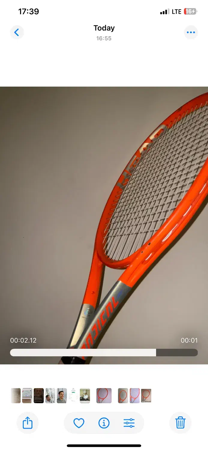 راکت تنبس head  مردانه گریپ ویلسون|ورزش‌های توپی|ساری, |دیوار