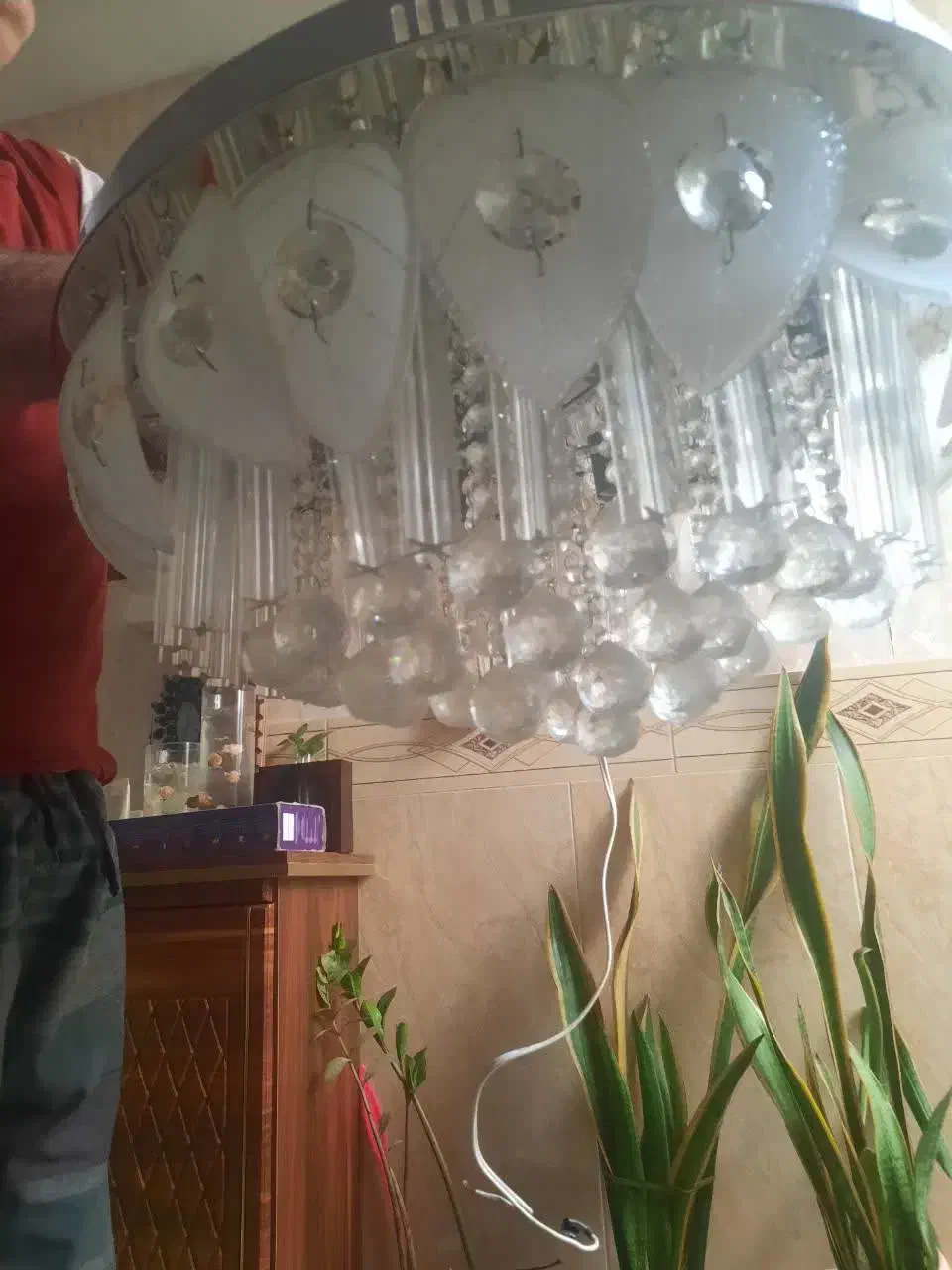 لوستر کنترل دار|لوستر و چراغ آویز|باقرشهر, |دیوار