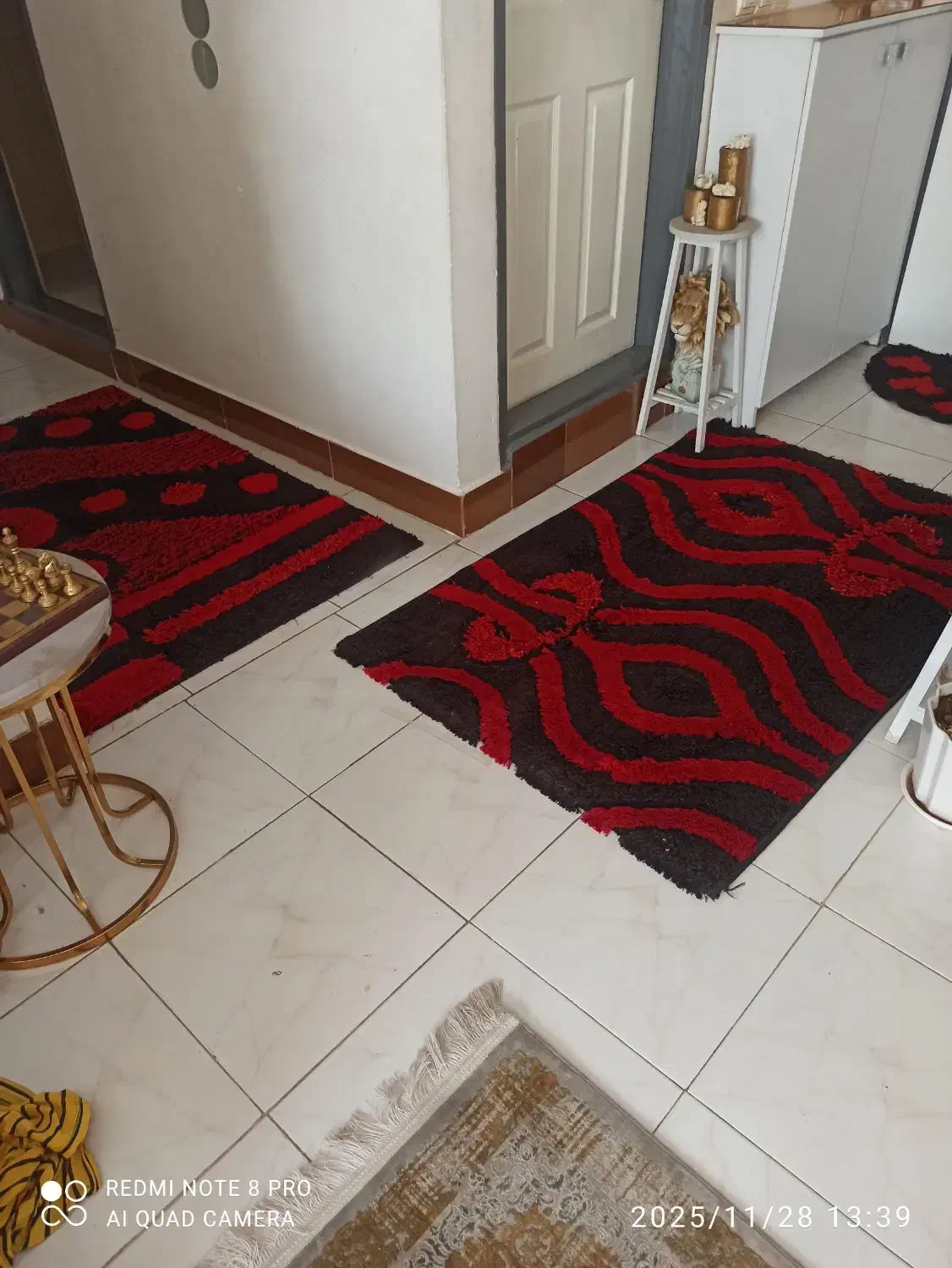 ۳عدد فرش مدل شگی|فرش|ملایر, |دیوار