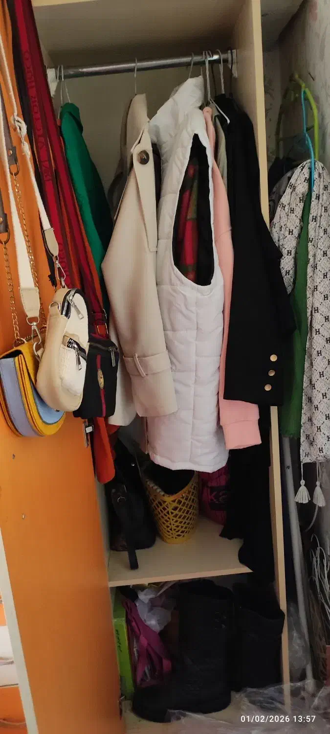 کمد لباس|جاکفشی، کمد، دراور|رشت, کوی فکوری|دیوار