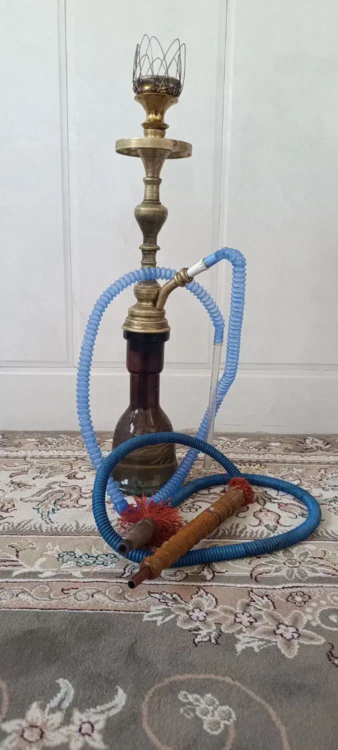 قلیان تنه برنجی اصل|کلکسیون و سرگرمی|الیگودرز, |دیوار