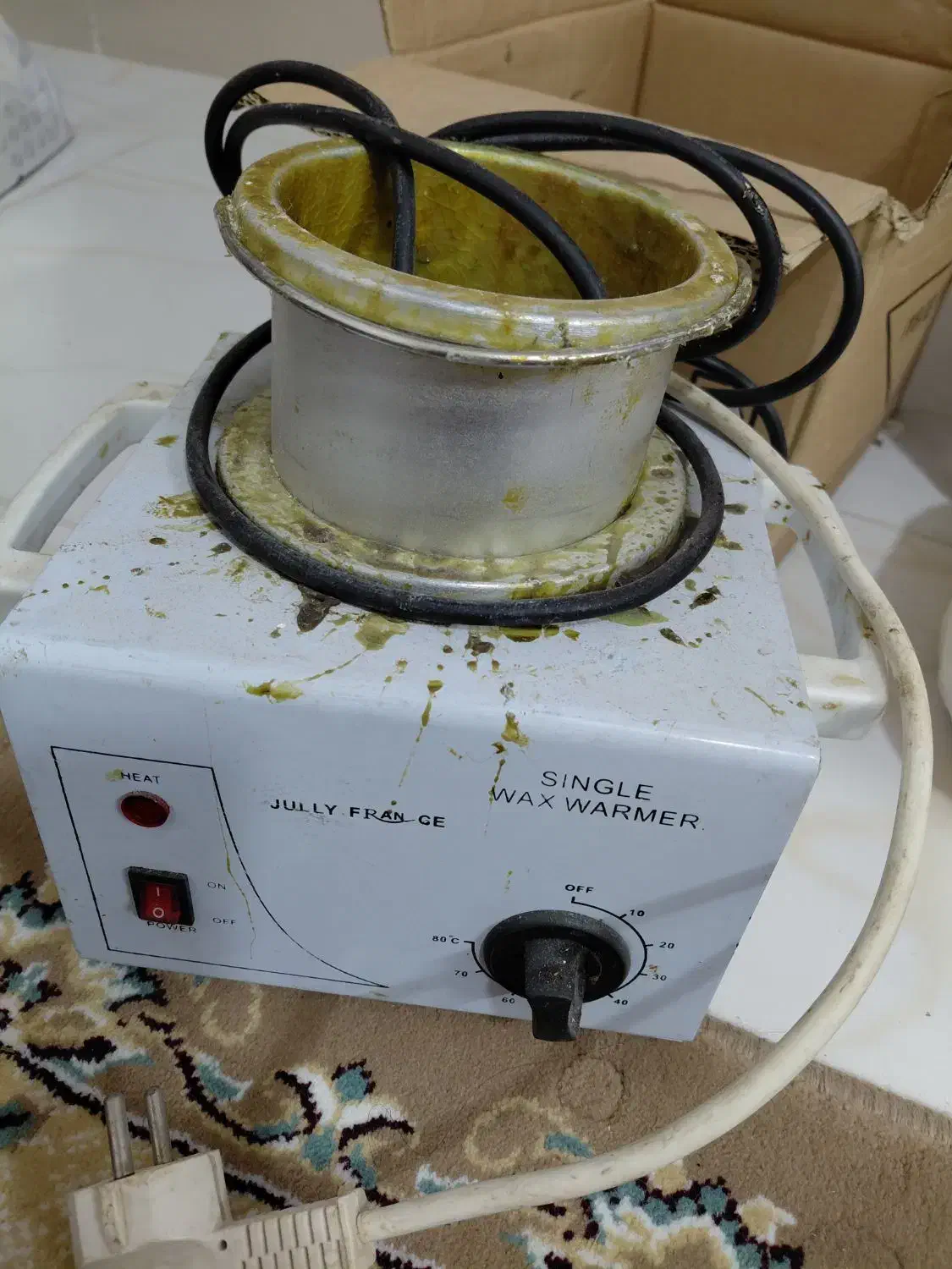 دستگاه وکس دو قابلمه ای با پد مخصوص|آرایشی، بهداشتی، درمانی|حمیدیا, |دیوار