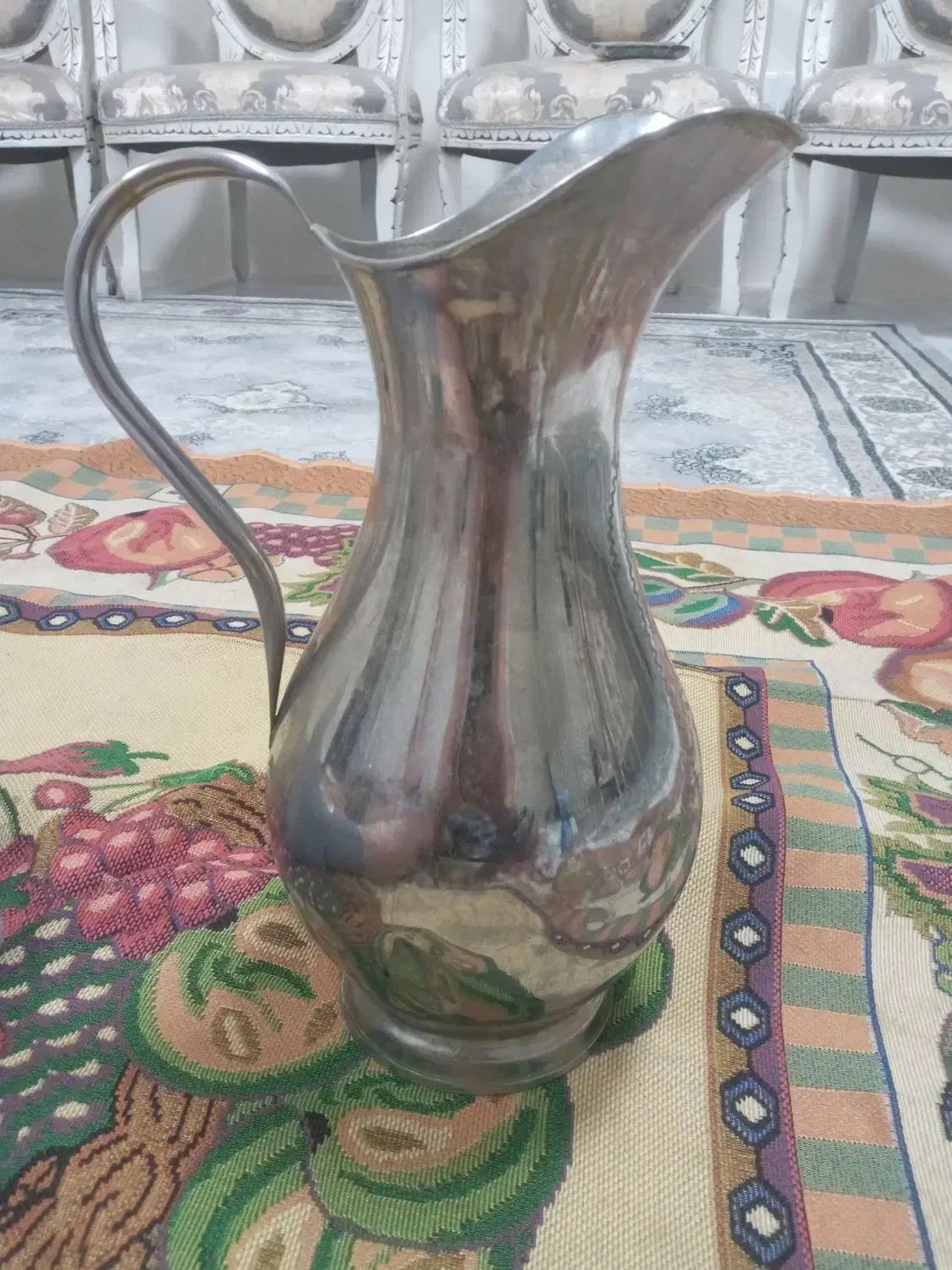 فروش پارچ مسی یابرنجی سالم|کلکسیون اشیاء عتیقه|تبریز, |دیوار