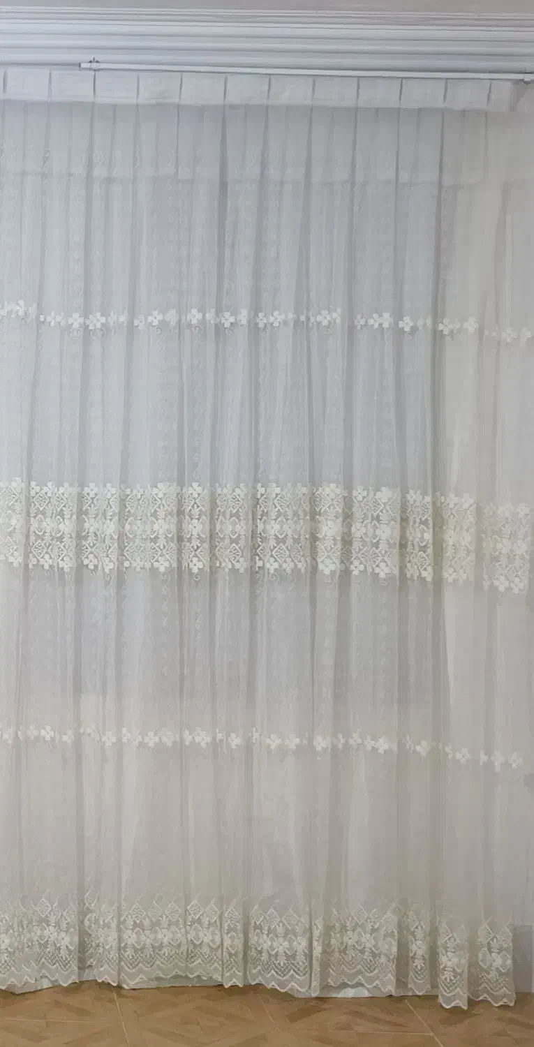 پرده  تمیز و زیبا در طول 4متر|پرده، رانر، رومیزی|آبیک, |دیوار