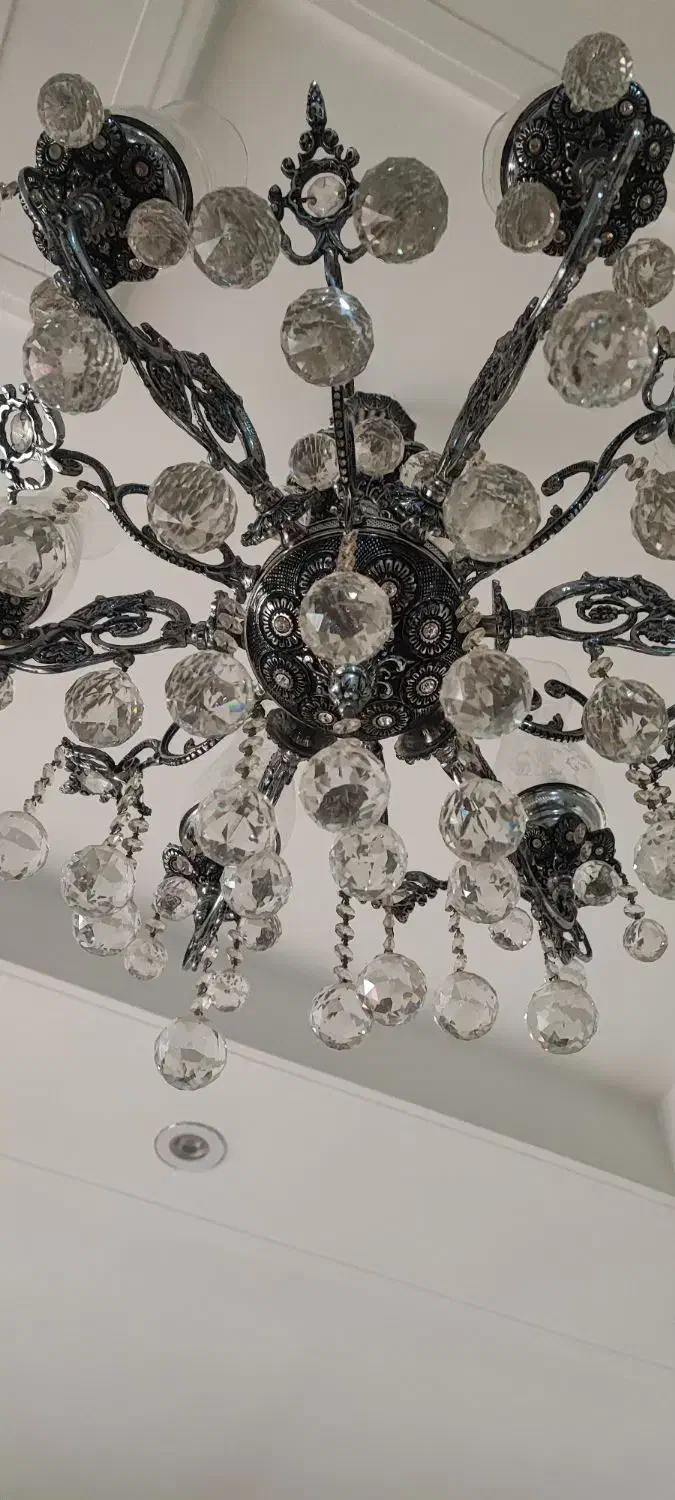 لوستر کریستالی کلاسیک|لوستر و چراغ آویز|تهران, ابوذر|دیوار