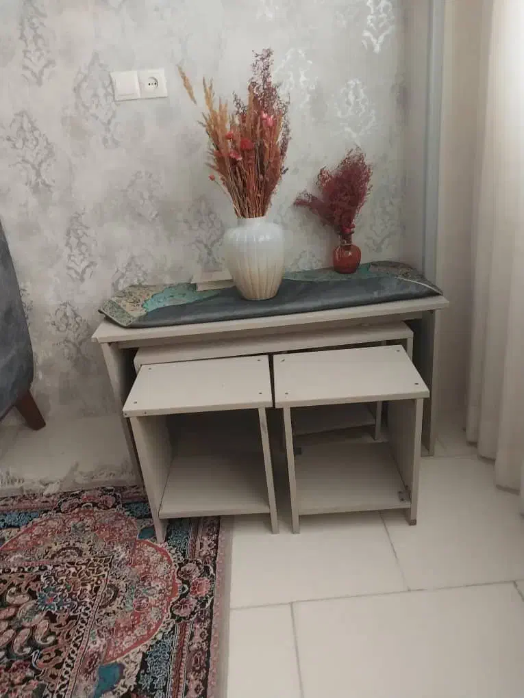 ۴ عدد میز عسلی mdf|مبلمان خانگی و میز عسلی|گرگان, |دیوار