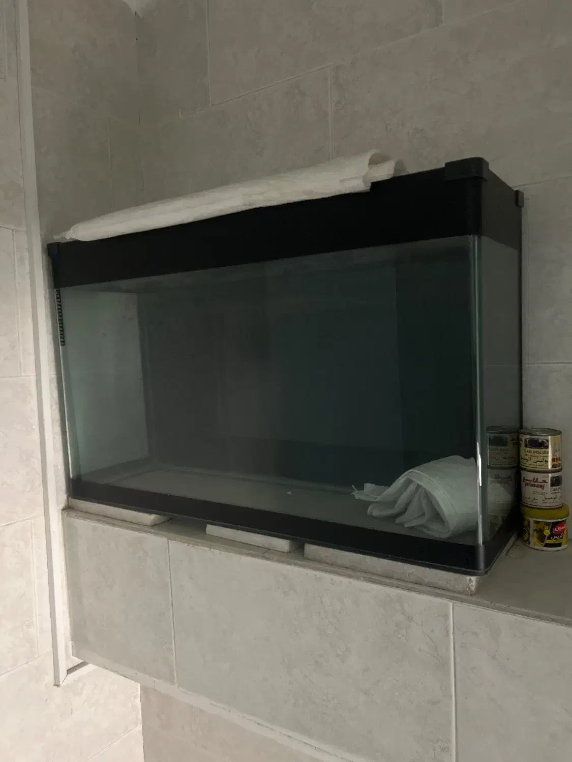 اکواریوم عرض۱۲۰شیشه خم|ماهی|اندیشه, اندیشه فاز ۵|دیوار