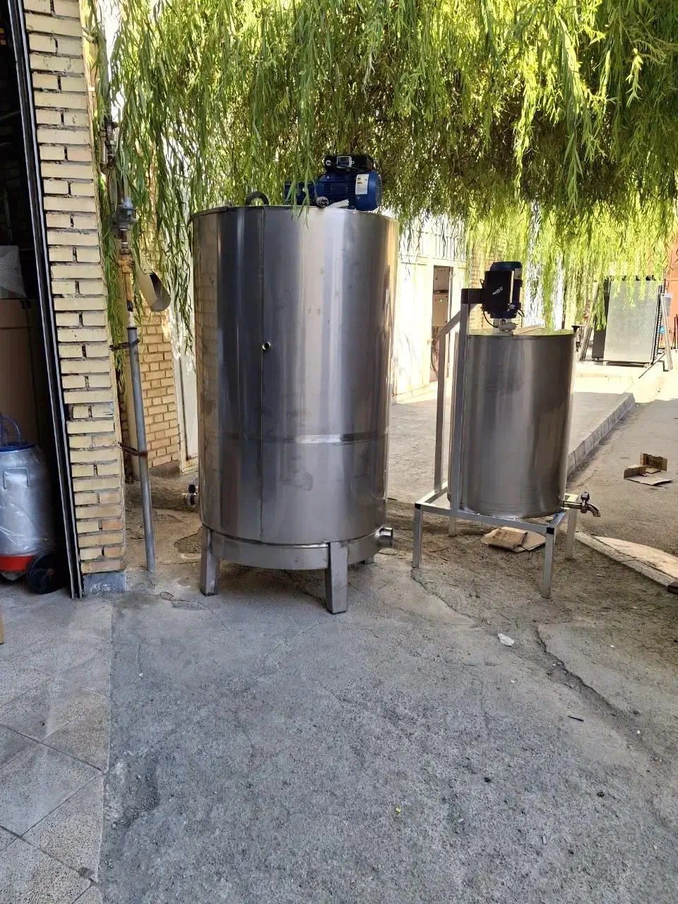 پاتیل پروسس تانک 500 لیتری دیگ پخت پز برنج شیر جوش|ظروف پخت‌وپز|تهران, امانیه|دیوار