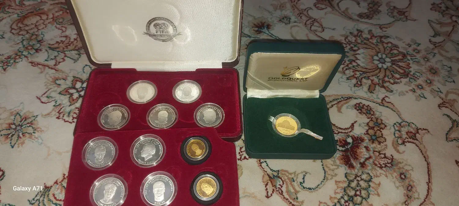 سکه طلا و نقره گلد کوئست|کلکسیون سکه، تمبر، اسکناس|قزوین, |دیوار