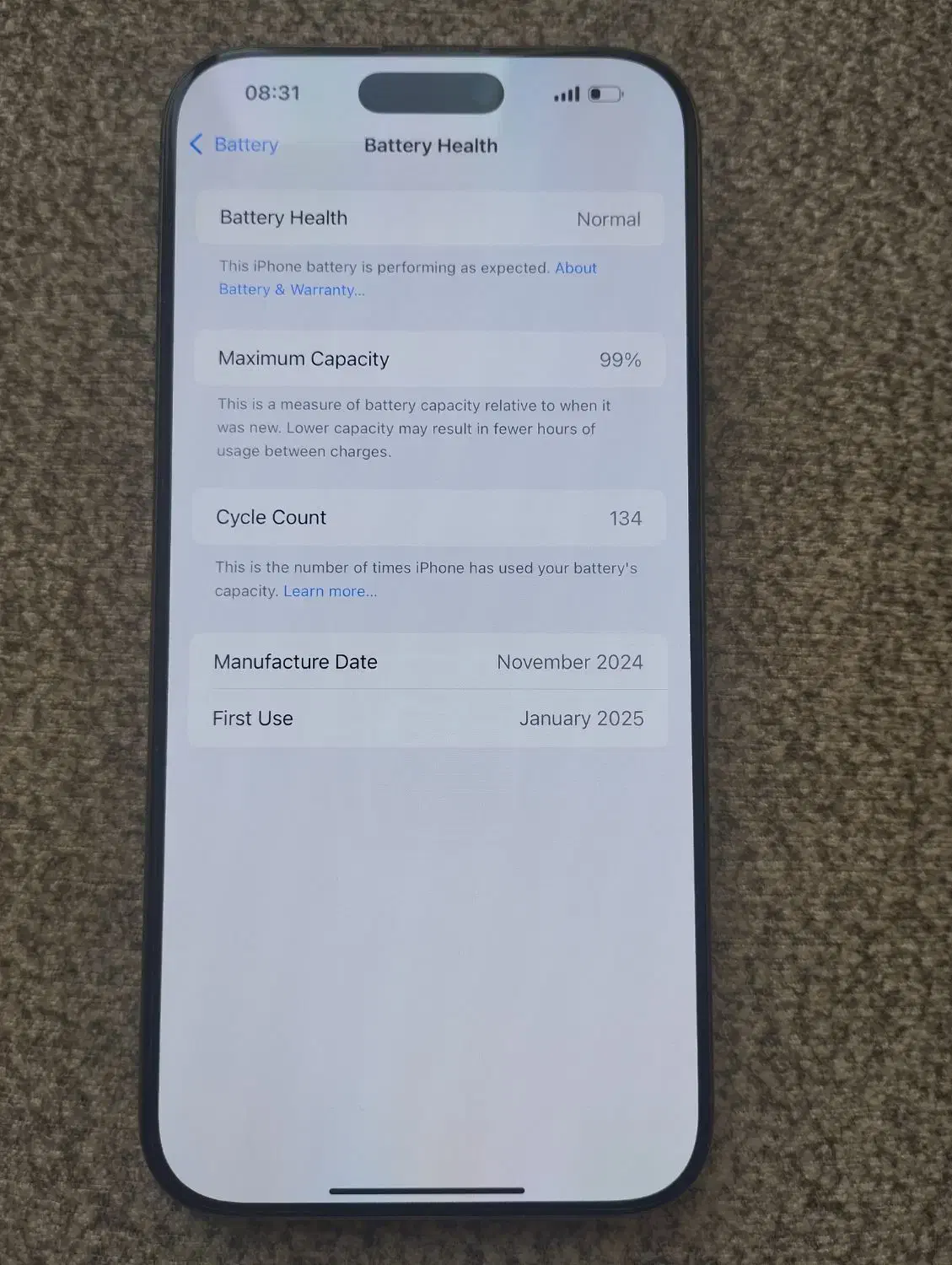 iphone 16promax 256 zaa|موبایل|کرمانشاه, |دیوار