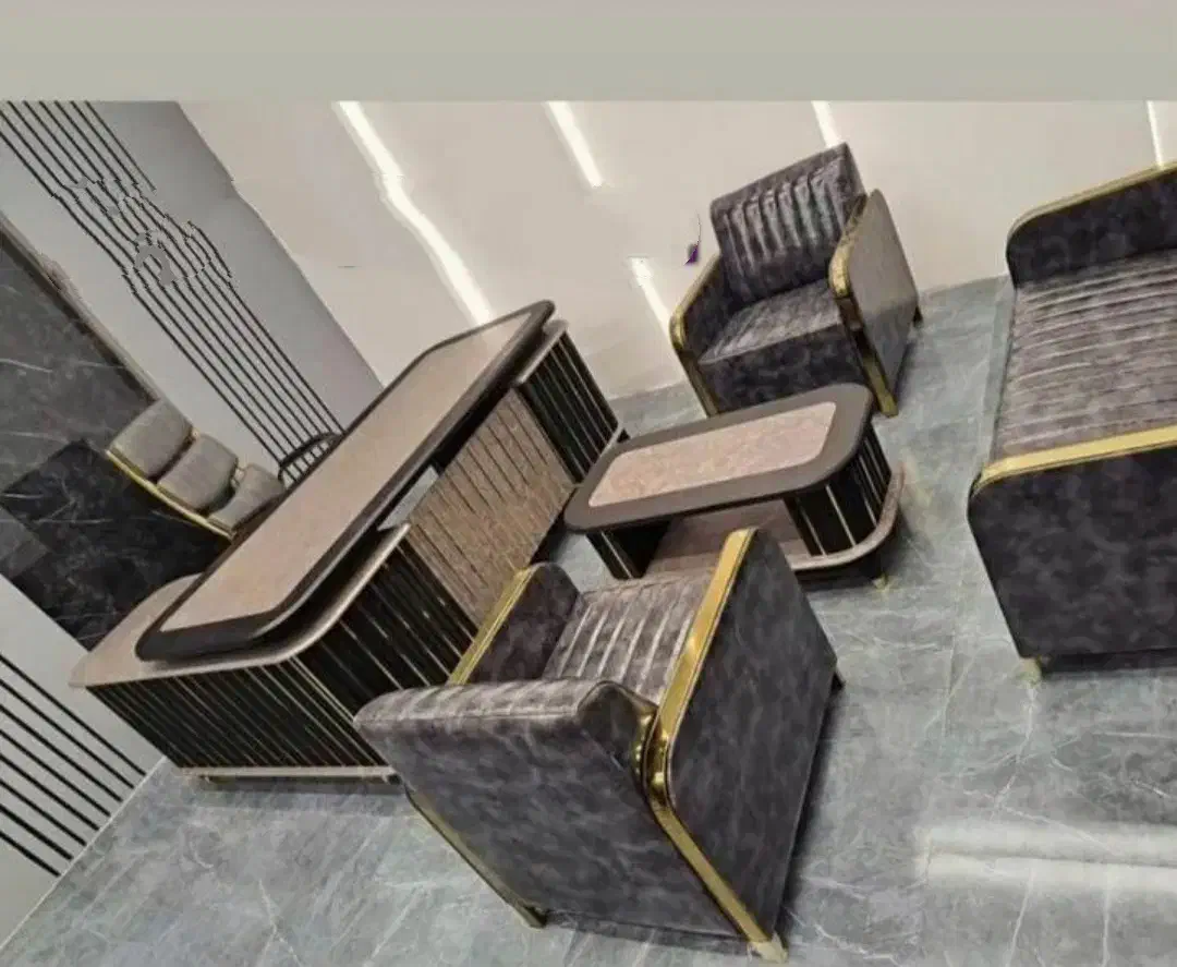 میز حرفه ای با نیم ست/میز مدیریت/میز اداری|مبلمان اداری|سنندج, |دیوار