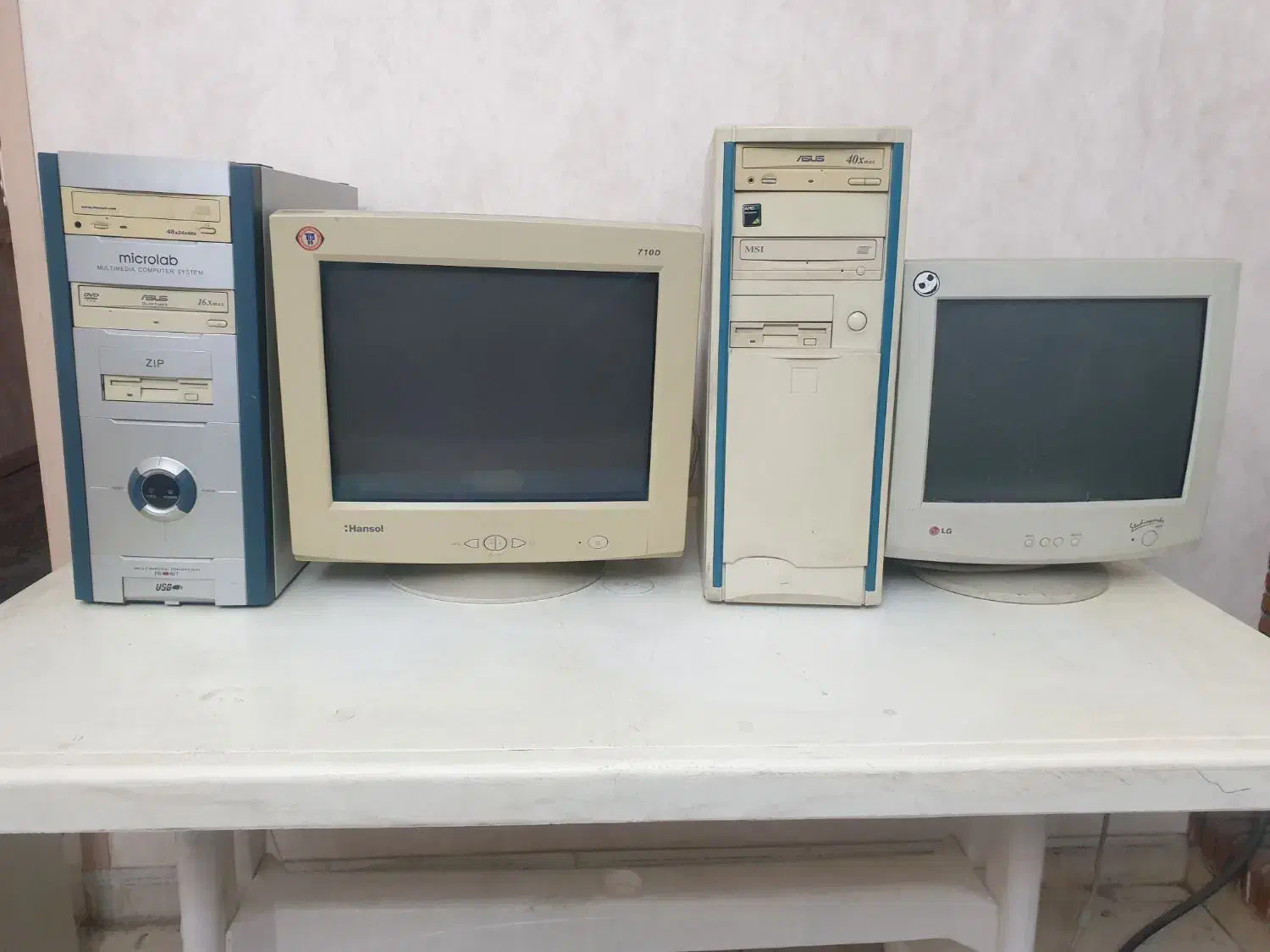 کامپیوتر وکیس ۵ عدد فروش یکجا باهم|رایانه رومیزی|کرج, اتحاد|دیوار