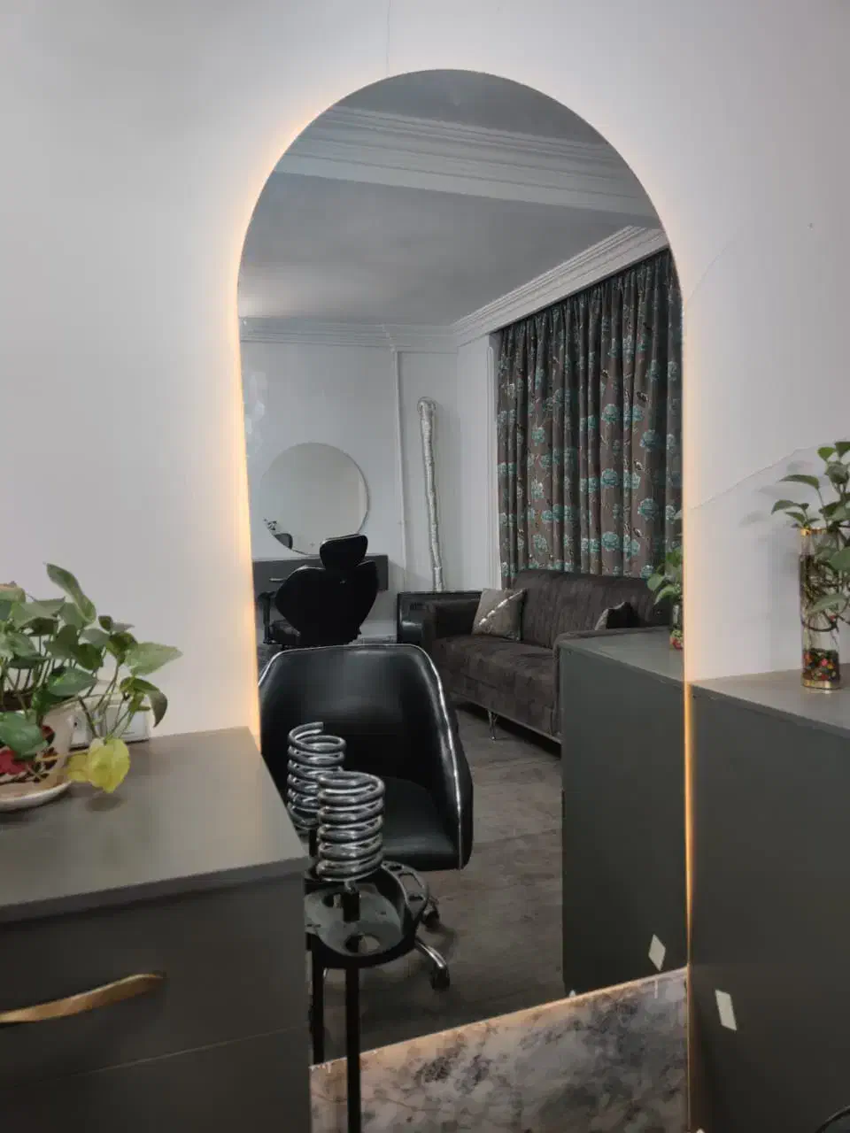 آینه قدی نورمخفی|آینه|مشهد, طلاب|دیوار