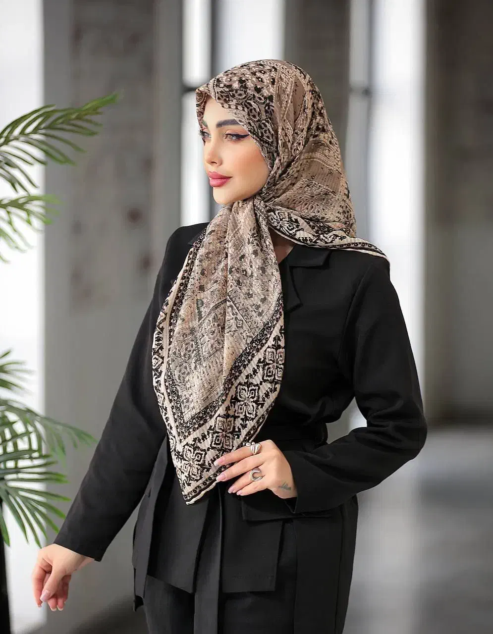 روسری دست دوز چاپ خیس|لباس|بهشهر, |دیوار