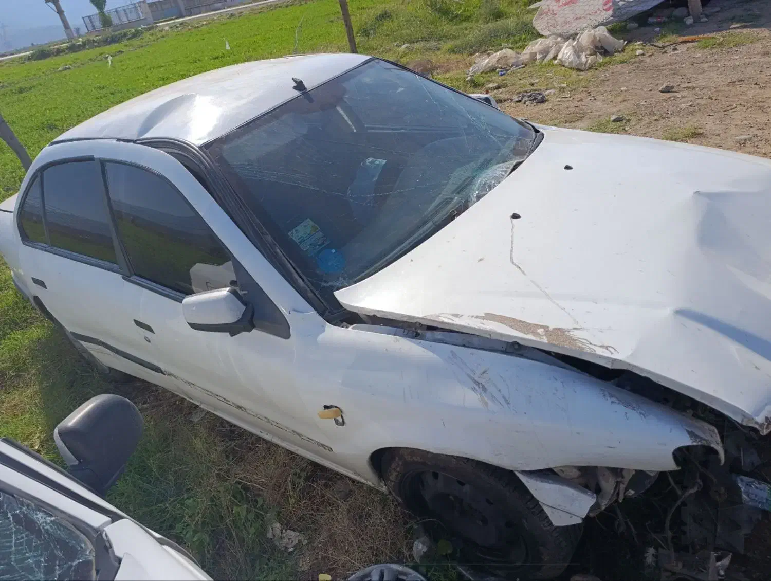 ماشین سمند تصادفی مدل 92|خودرو سواری و وانت|بجنورد, |دیوار