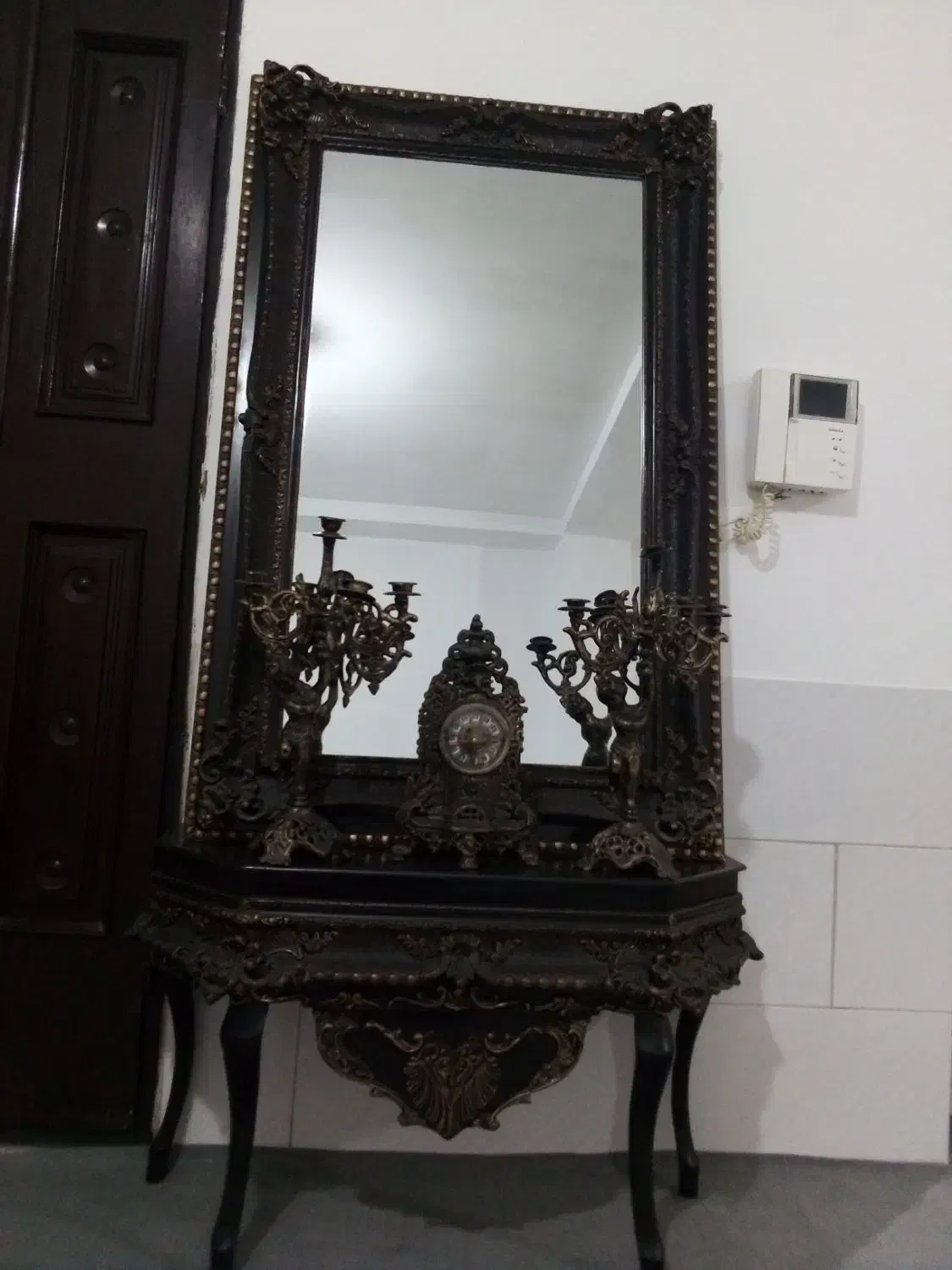 آیینه و شمعدان|بوفه، ویترین، کنسول|الوند, |دیوار