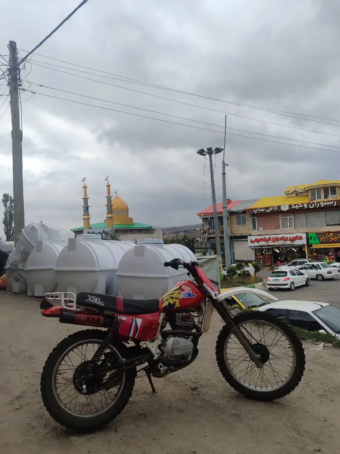 هندا xl200تقویت شده استارتی|موتورسیکلت|قزوین, |دیوار