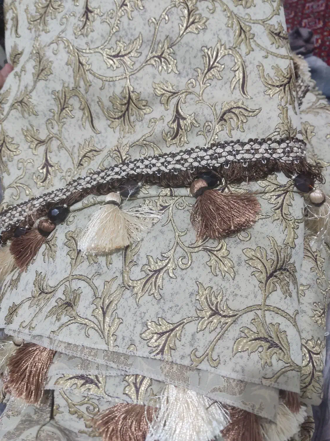 پرده سلطنتی ابریشمی|پرده، رانر، رومیزی|خوی, |دیوار