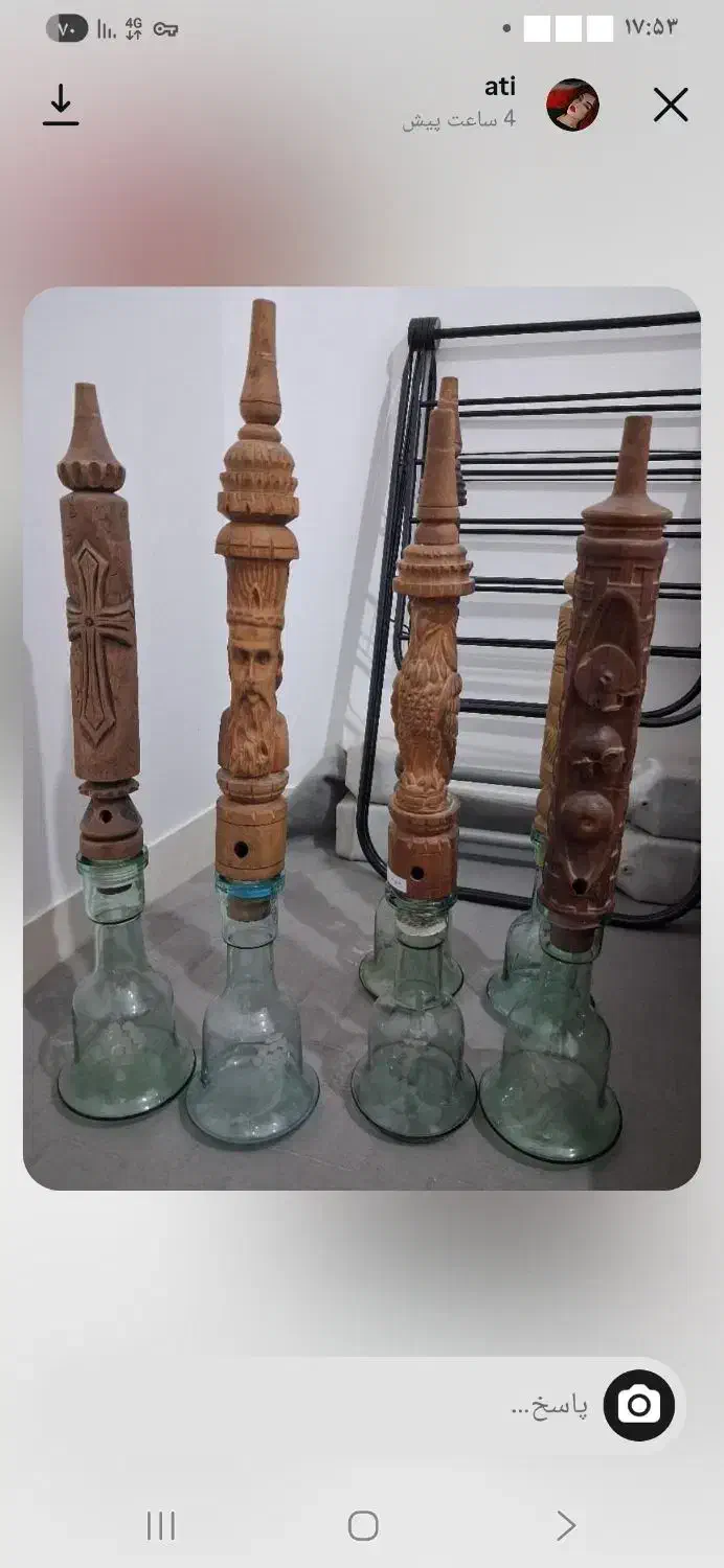 قلیون چوب گردو|زیورآلات و اکسسوری|نیشابور, ده حلاج|دیوار