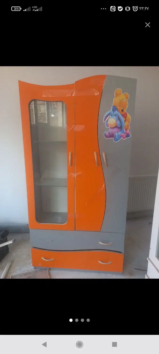 کمد کودک|جاکفشی، کمد، دراور|بیرجند, |دیوار