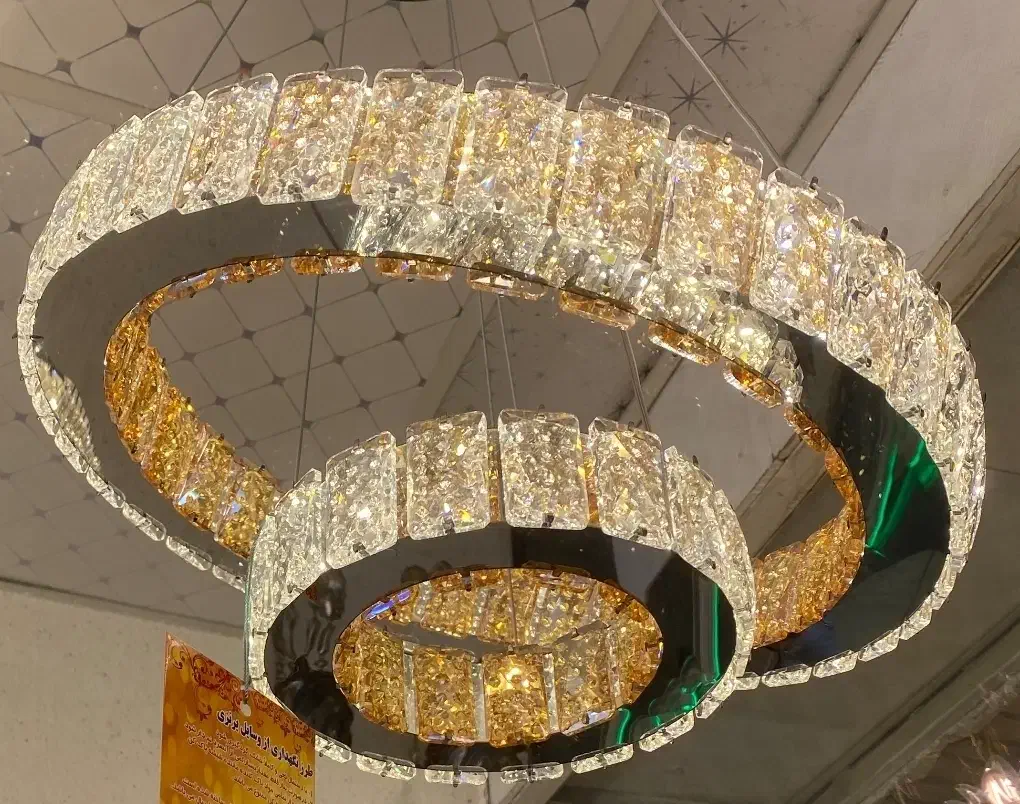 لوسترمدرن‌‌کریستالی‌کهکشانی‌CD02|لوستر و چراغ آویز|تهران, امام زاده حسن|دیوار