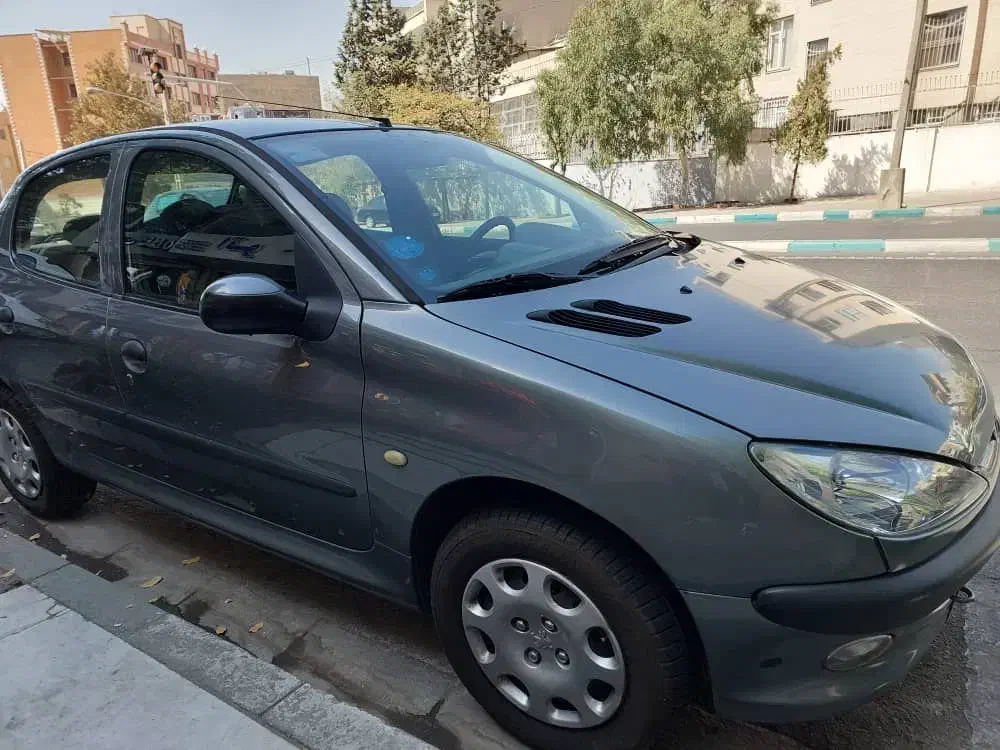 پژو ۲۰۶ مدل ۱۳۹۳ خاکستری تیپ ۵ بی رنگ|خودرو سواری و وانت|تهران, دریان‌نو|دیوار