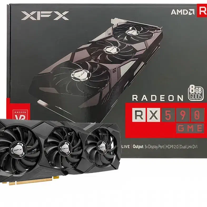 کارت گرافیک rx 590 xfx|قطعات و لوازم جانبی رایانه|اراک, |دیوار