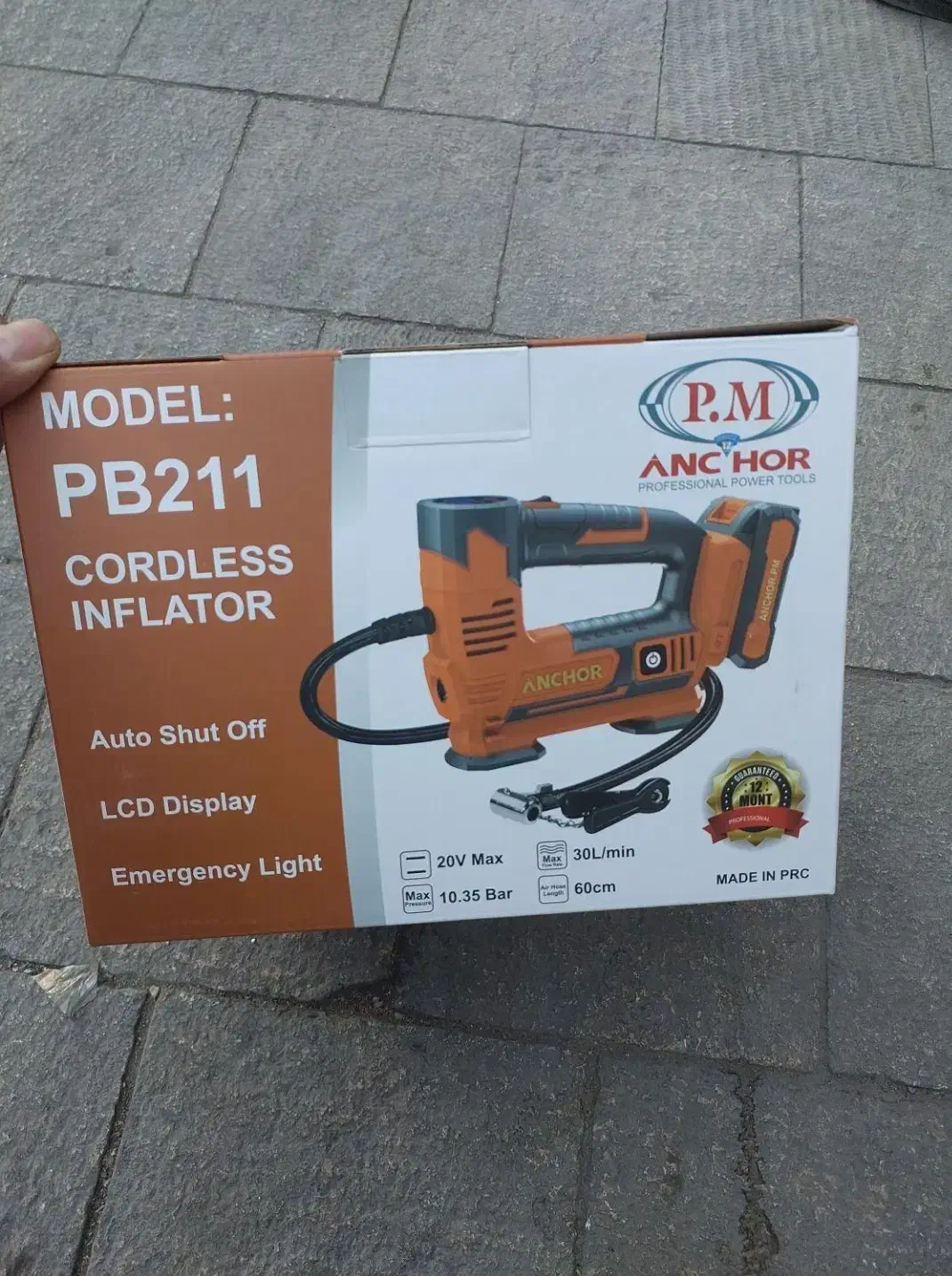 کمپرسورباد پمپ باد شارژی آنکور پی ام ماشین موتور|ابزارآلات|شیراز, شریف‌آباد|دیوار