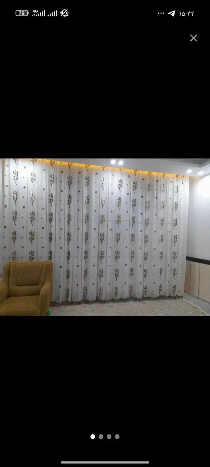 دو عدد پرده ی تازه|پرده، رانر، رومیزی|جوانرود, |دیوار