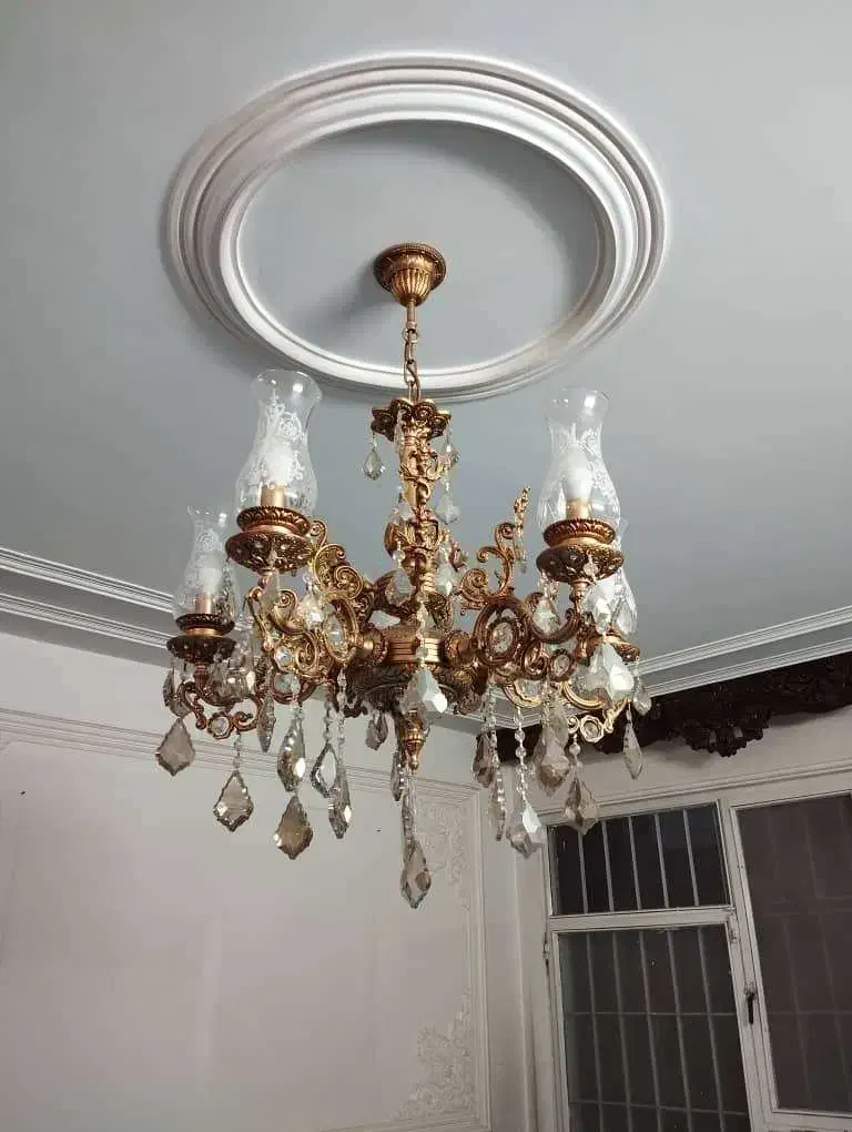 لوستر ۵ شعله و ۳ شعله|لوستر و چراغ آویز|کرمان, |دیوار