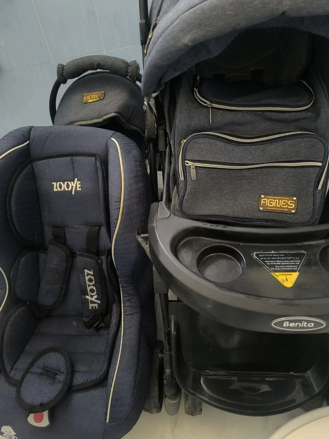 کالسکه  کریر تخت کنار مادر  صندلی ماشین کیف رورورک|کالسکه و لوازم جانبی|تبریز, |دیوار