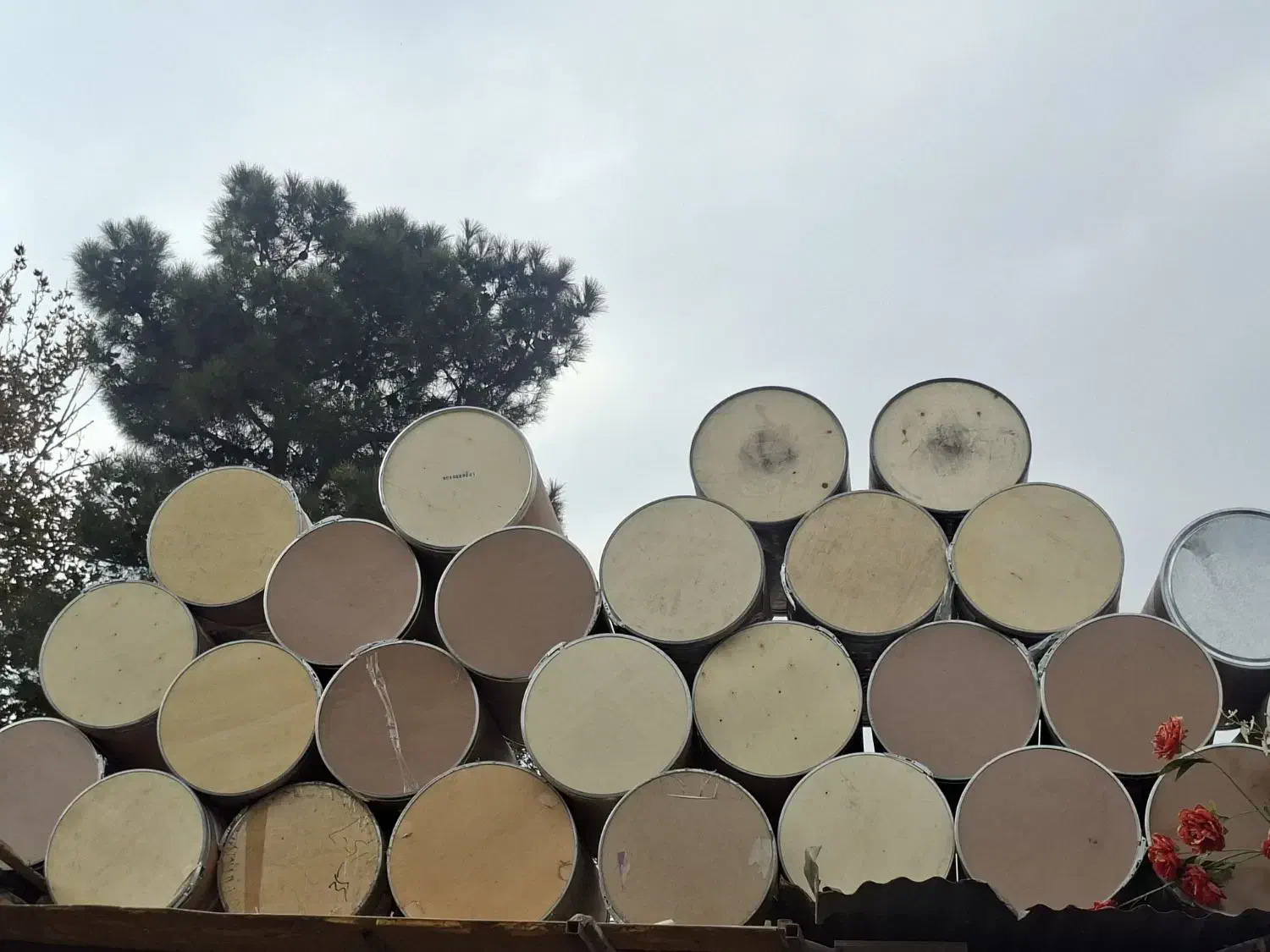 فروش بشکه مقوایی با درب پلمپ|ظروف نگهدارنده، پلاستیکی، یک‌بارمصرف|کرج, کمال‌شهر|دیوار