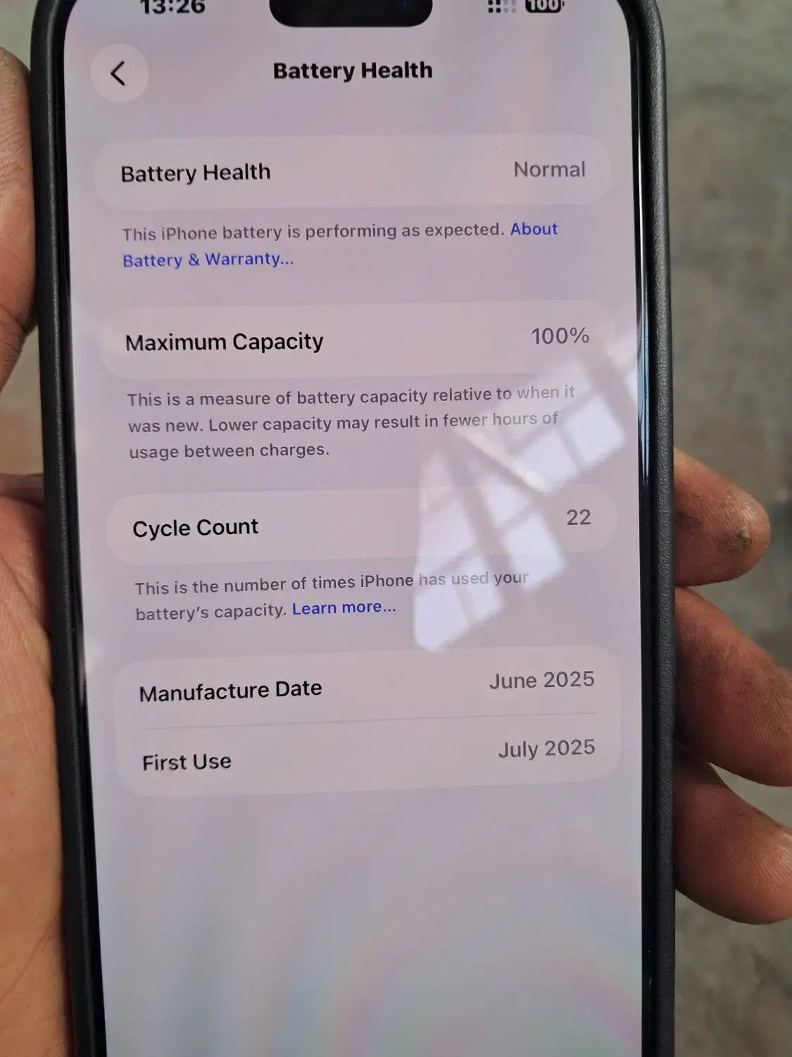 گوشی ۱۶ پرومکس ۲۵۶ ریجستر شده|موبایل|خسروشاه, |دیوار