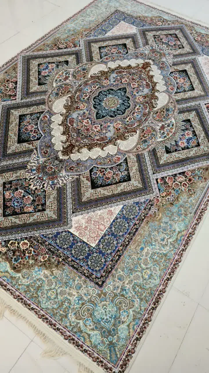 سه تخته فرش6متری تمام نخ1000شانه تراکم3000|فرش|ایلام, |دیوار