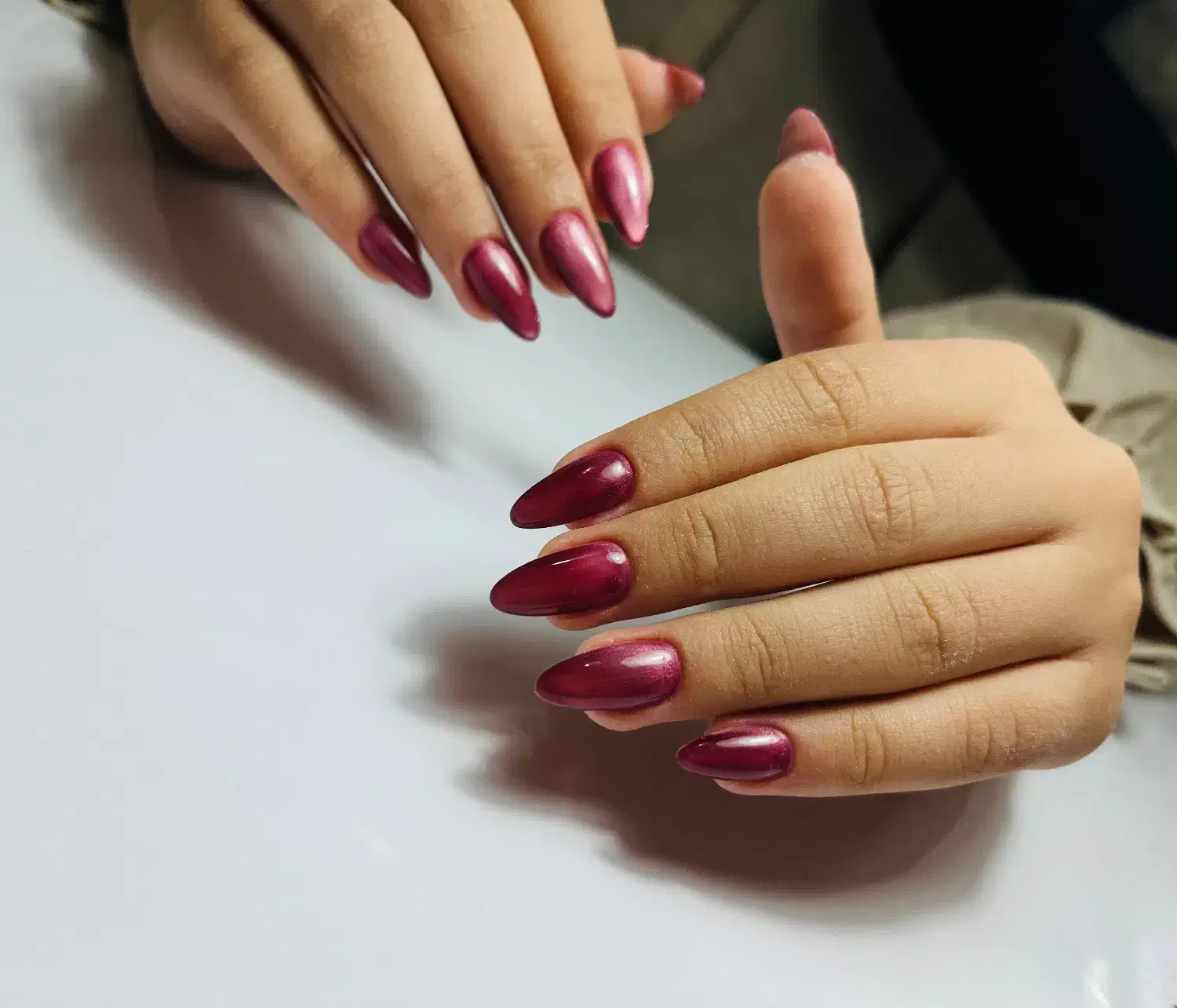 ژلیش ناخن طبیعی به مناسب شب یلدا|خدمات آرایشگری و زیبایی|رشت, منظریه|دیوار