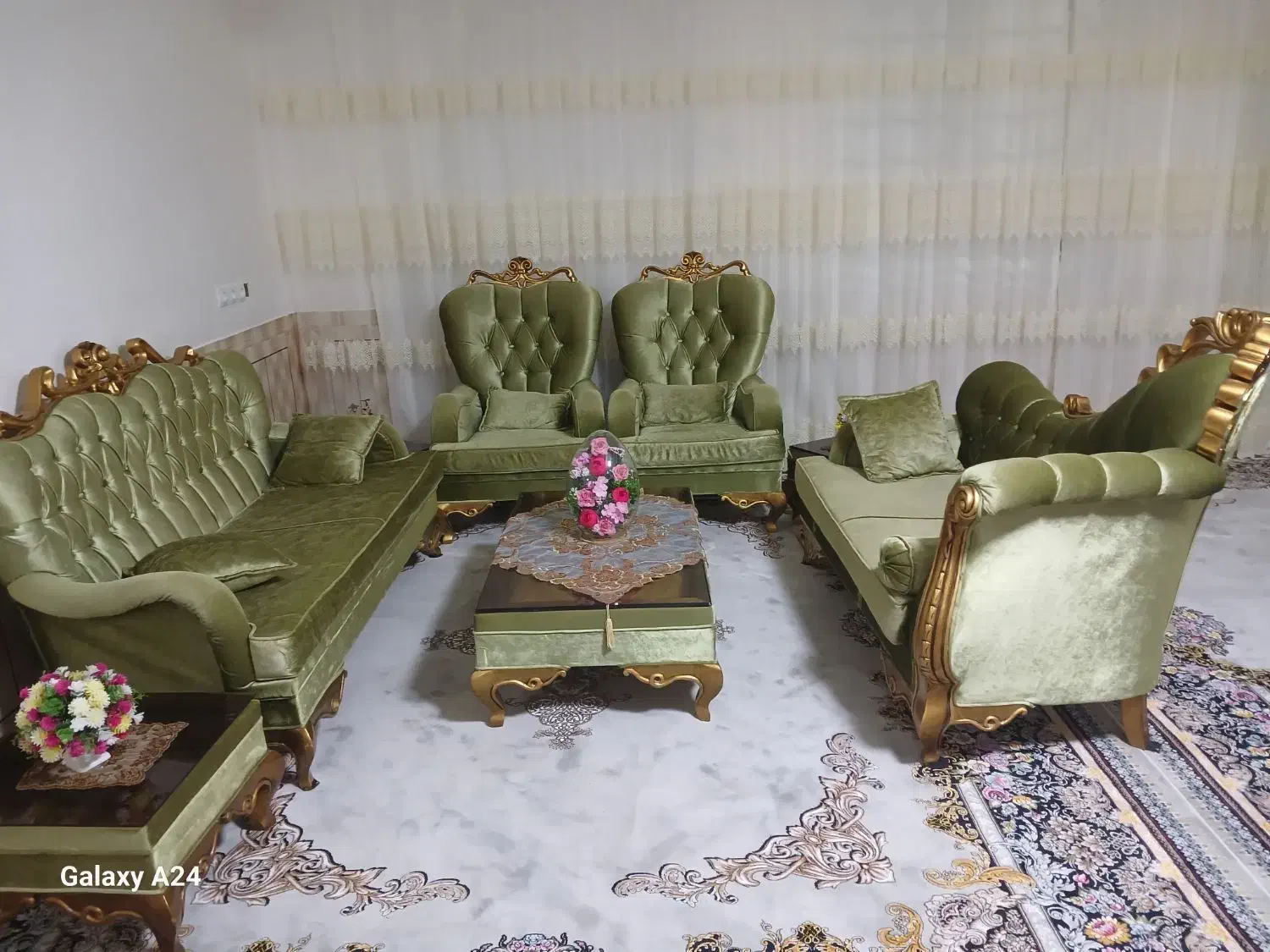 مبل ۷نفره ونهارخوری ۸نفره سالم درحدنو|مبلمان خانگی و میز عسلی|سوری, |دیوار