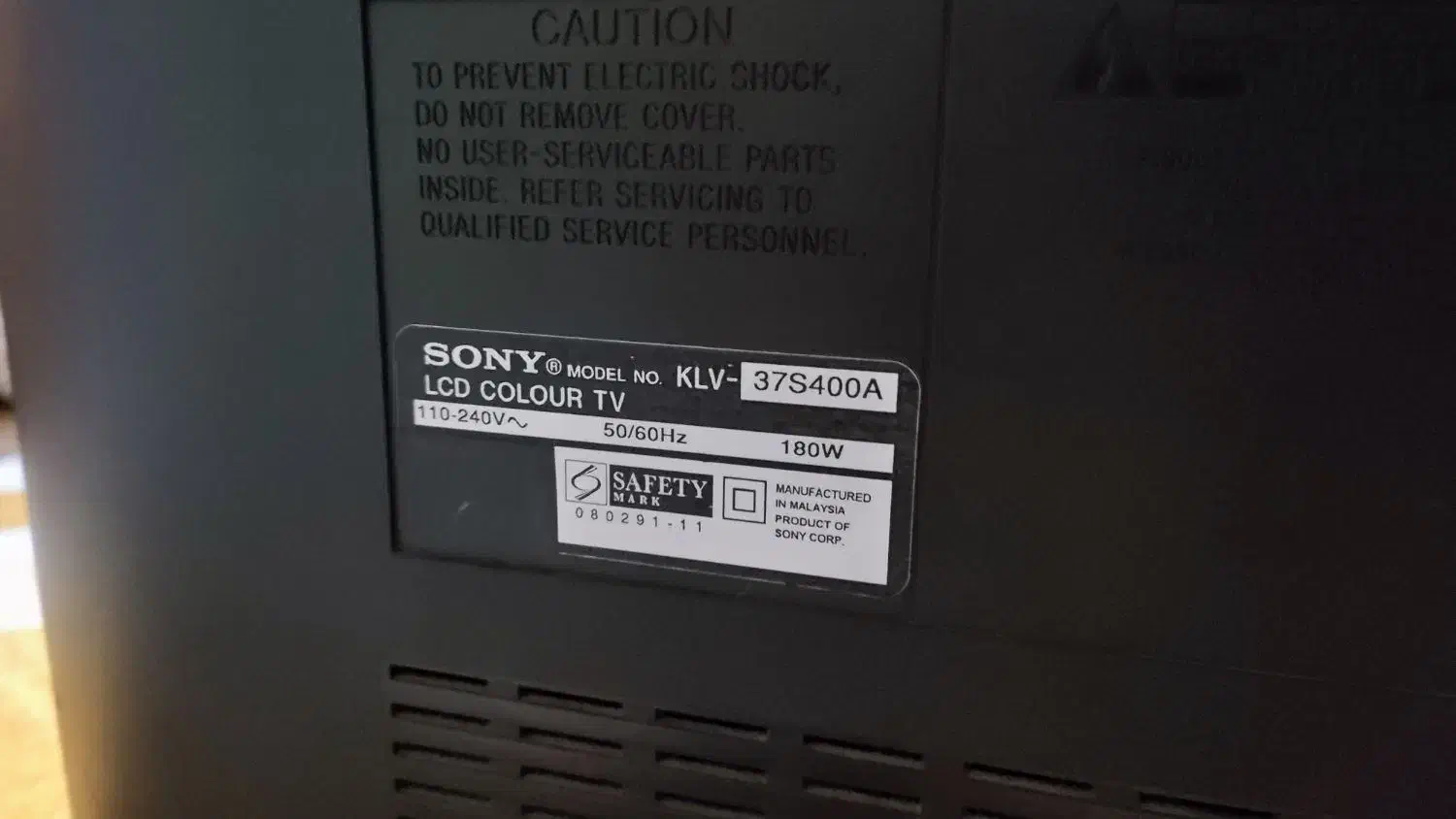 تلویزیون براویا سونی ۳۷ اینچ|تلویزیون و پروژکتور|رامسر, |دیوار