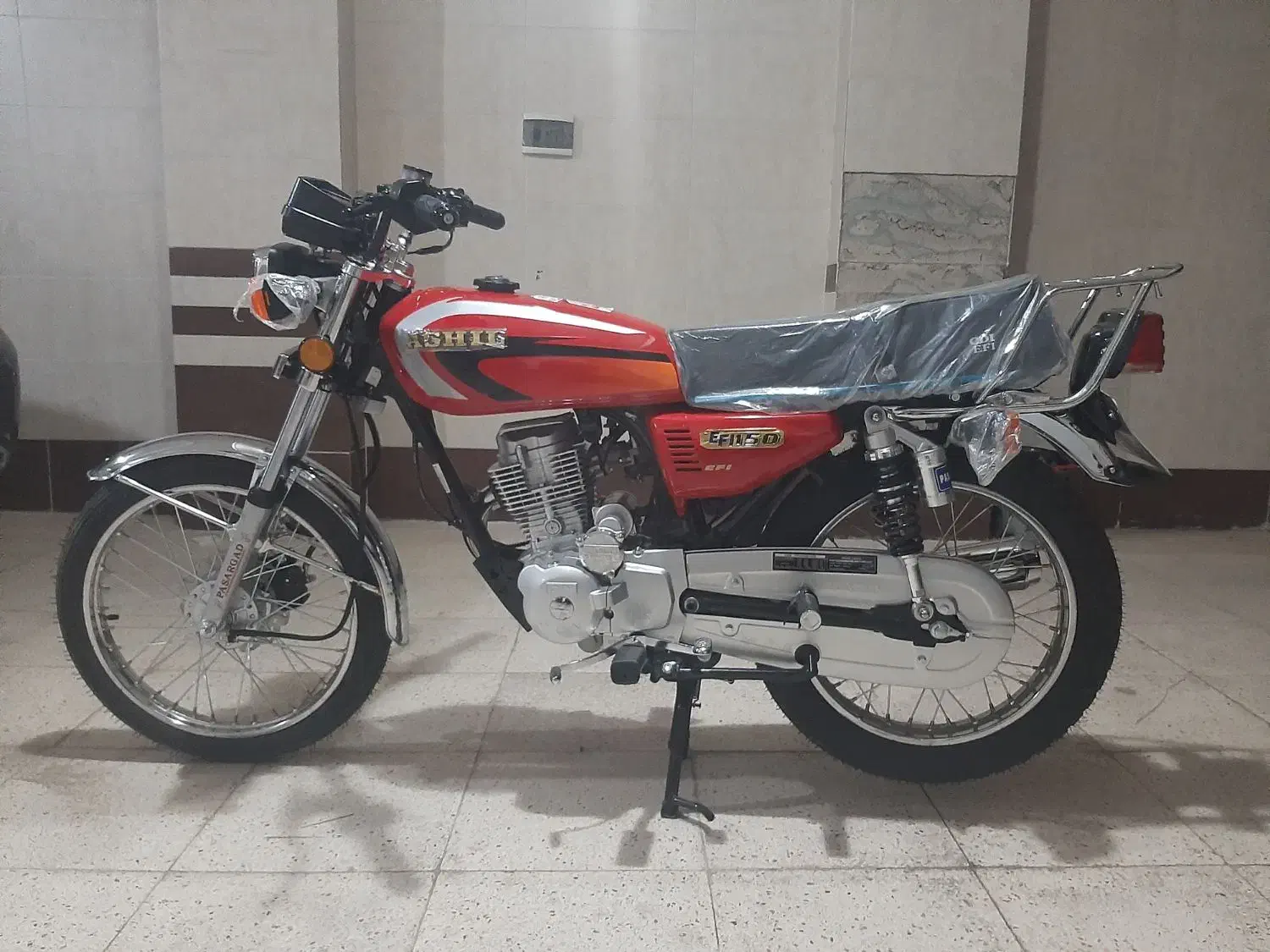 موتور سیکلت آشیل ۱۵۰ استارتی انژکتوری مدل ۱۴۰۳|موتورسیکلت|قزوین, |دیوار