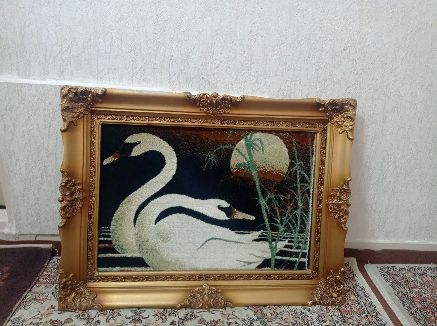 تابلو فرش دستبافت قدیمی|تابلو فرش|تهران, خانی آباد نو شمالی|دیوار