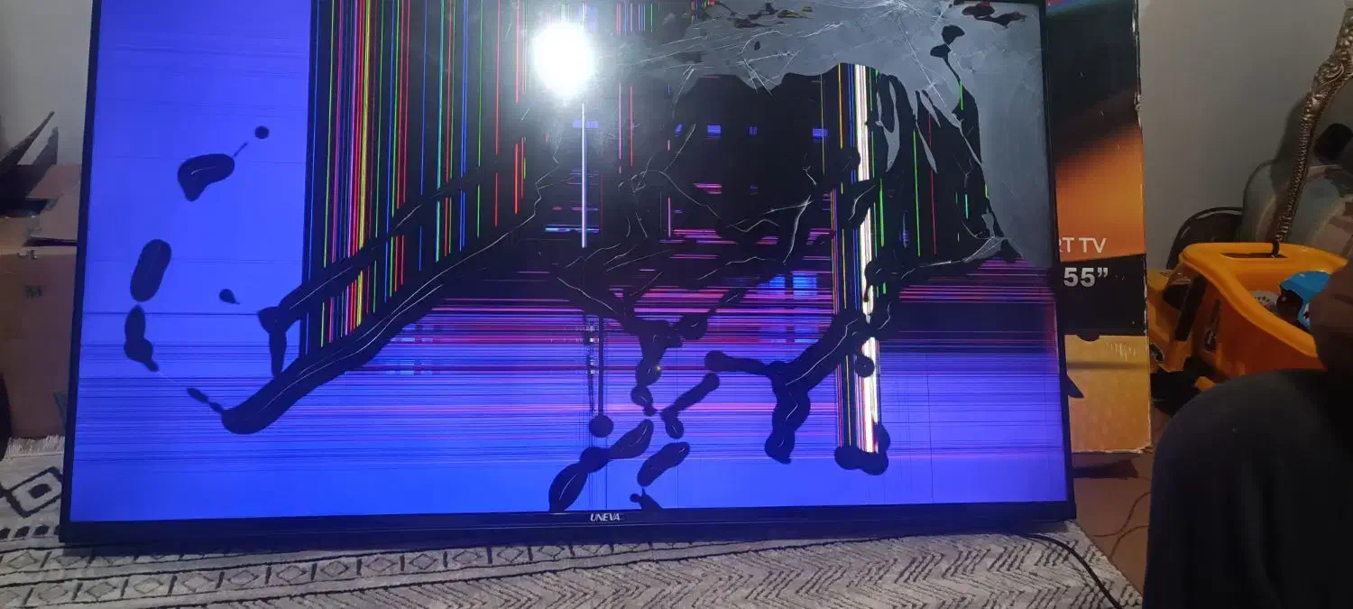 تلویزیون یونیوا ۵۵اینچ|تلویزیون و پروژکتور|مبارکه, |دیوار