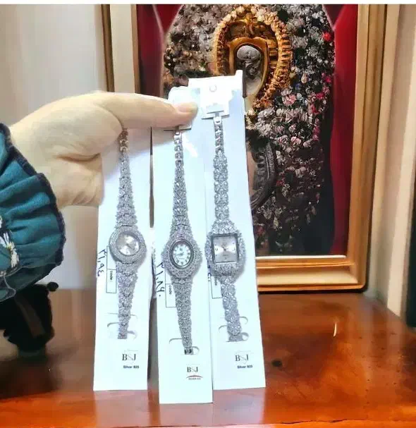 ساعت زنانه نقره بازار میدان نمازسرویس نقره حمیدی|بدلیجات|تبریز, |دیوار